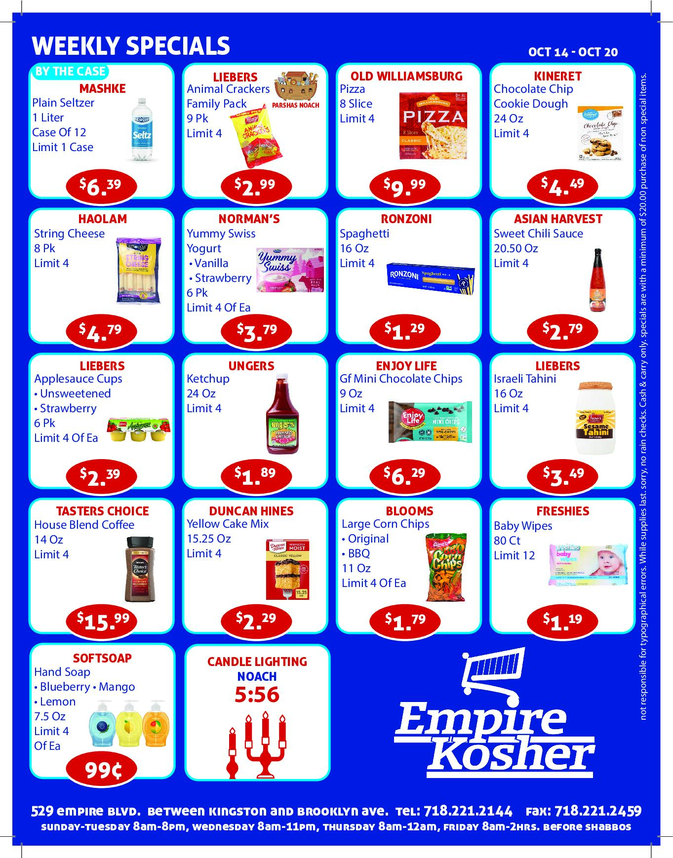 Empire Kosher Supermarket weekly specials, October 14-20, page 2