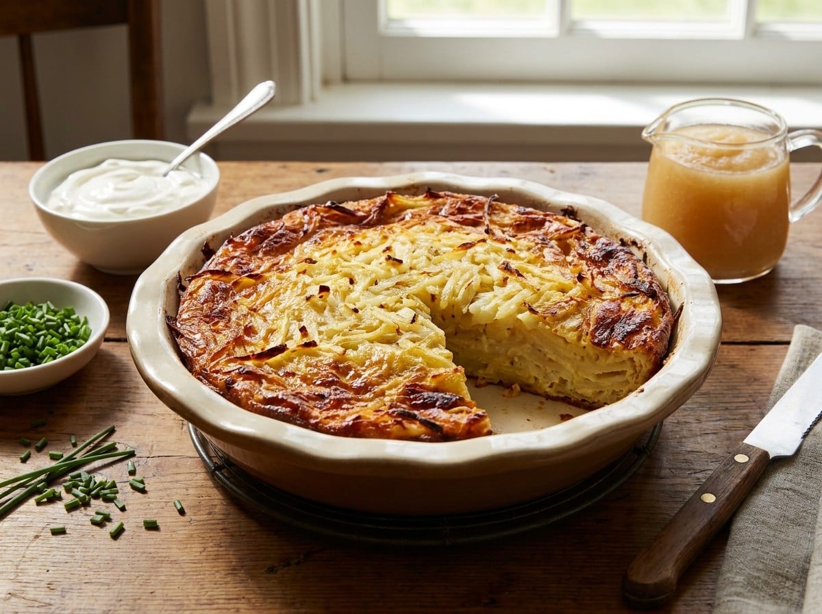 Overnight Golden Potato Kugel