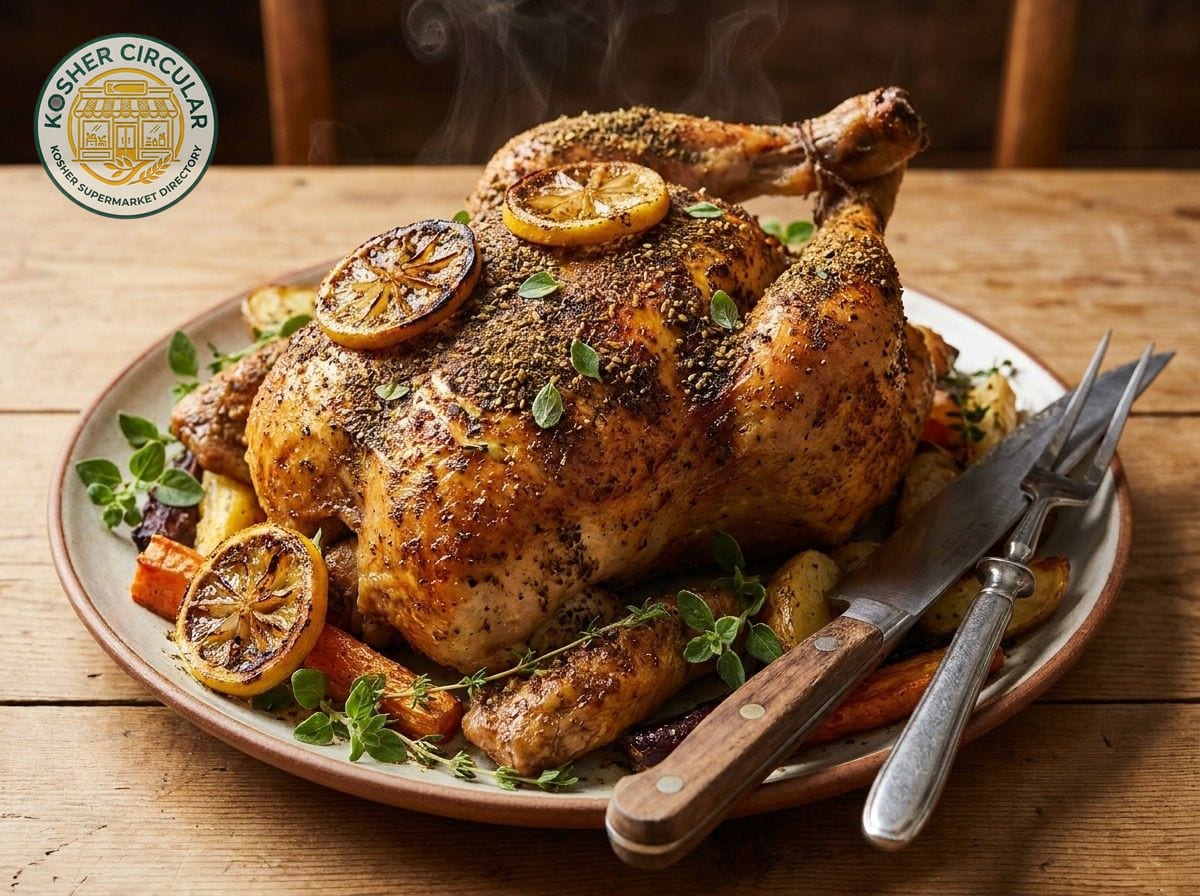 Crispy Za'atar & Lemon Roast Chicken